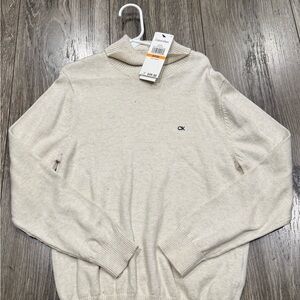 NWT Calvin Klein Kids Beige Turtleneck Sweater